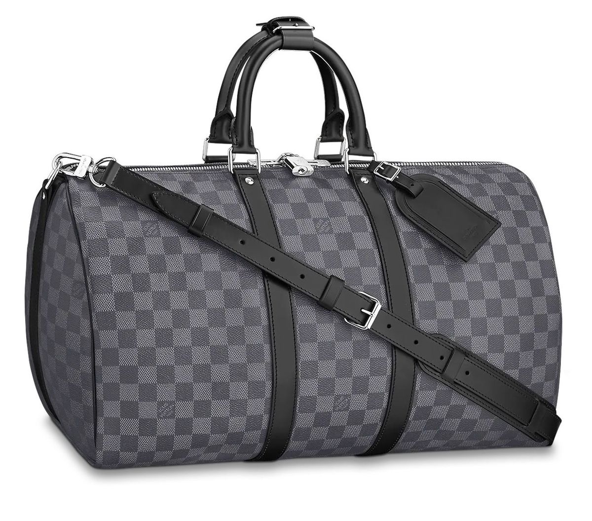 Louis Vuitton Damier Graphite Canvas Keepall Bandouliere 45 Bag