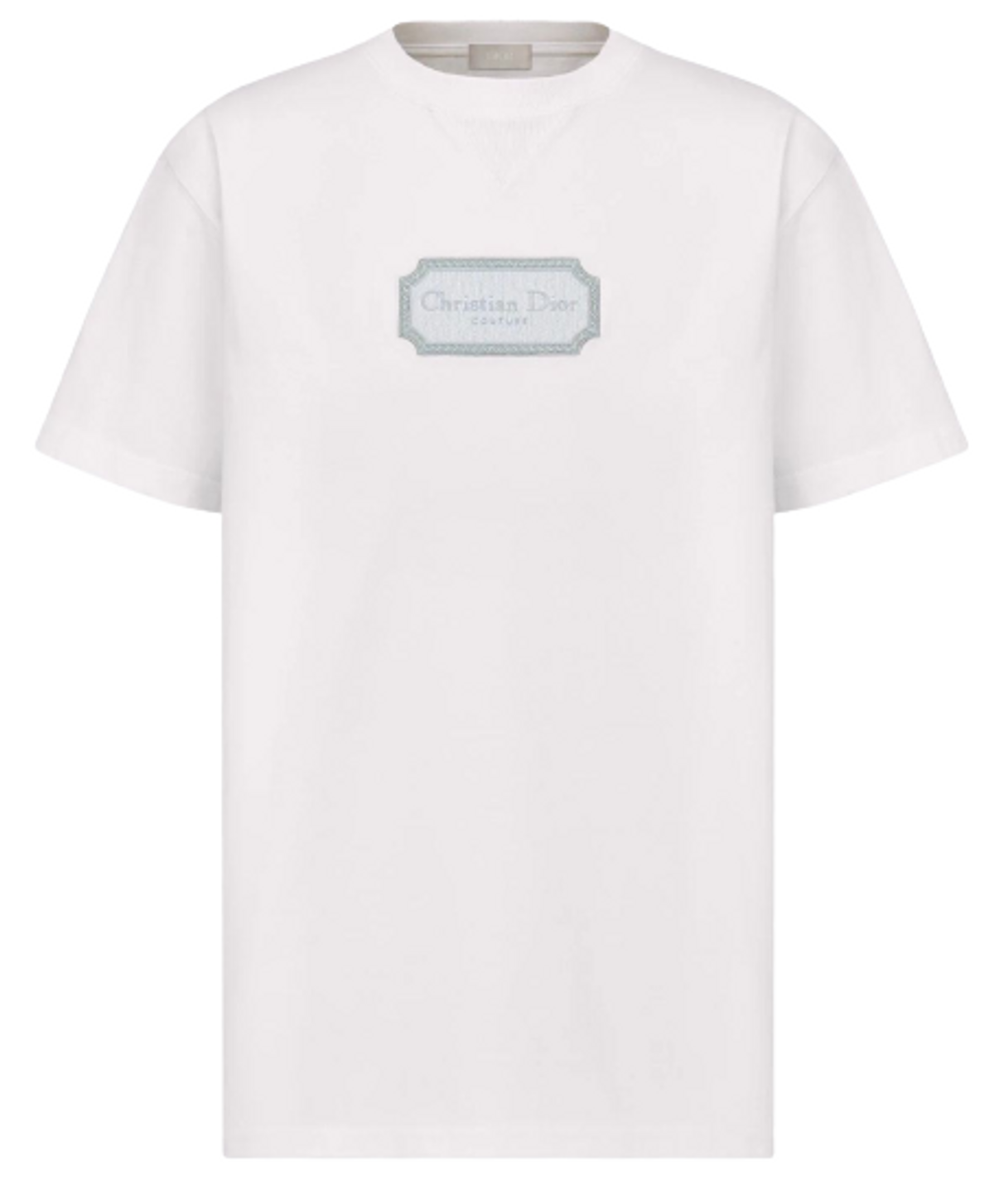Dior Relaxed-Fit White Organic Cotton Compact Jersey T-Shirt