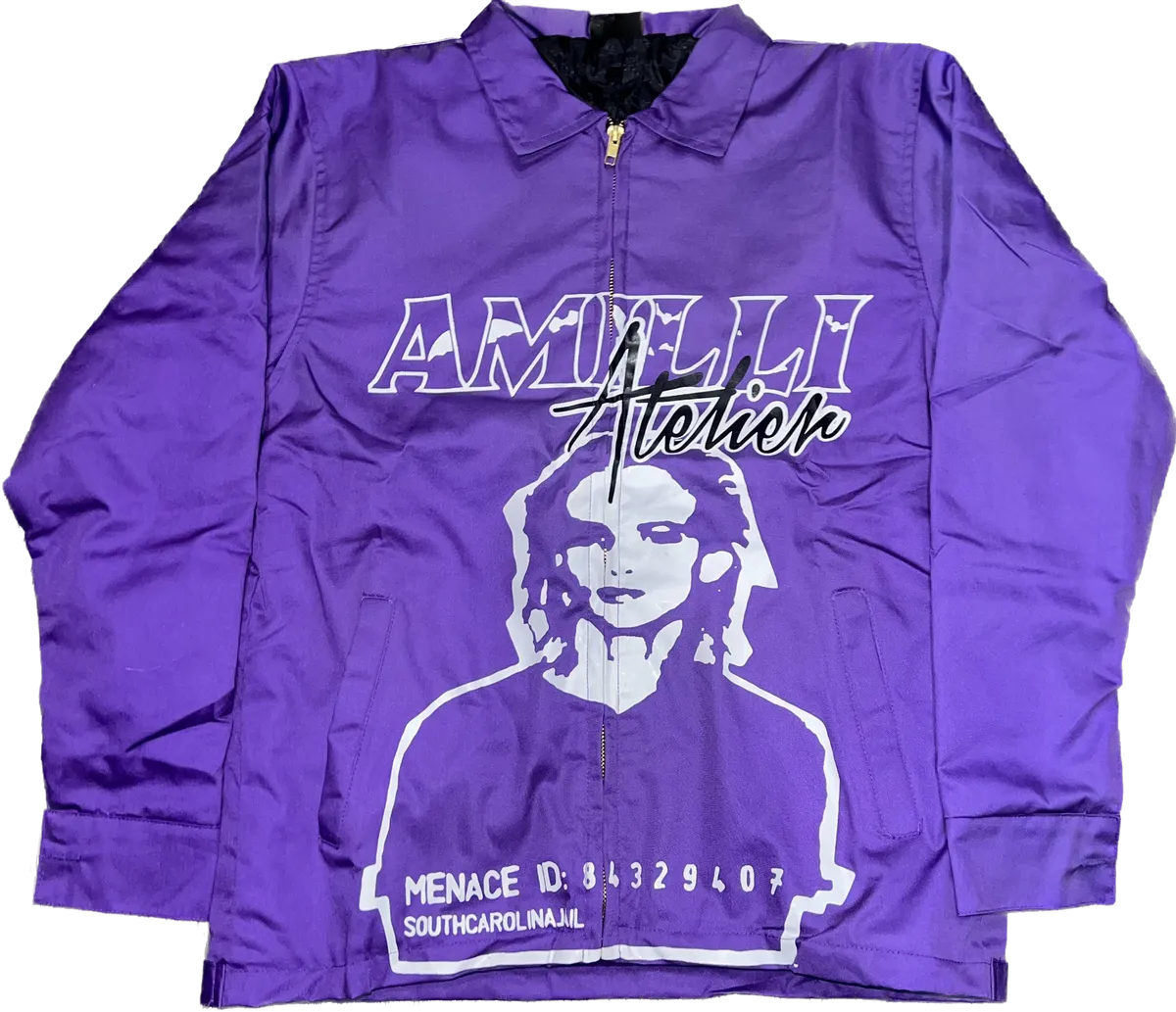 Amilli Atelier Purple Eisenhower Jacket