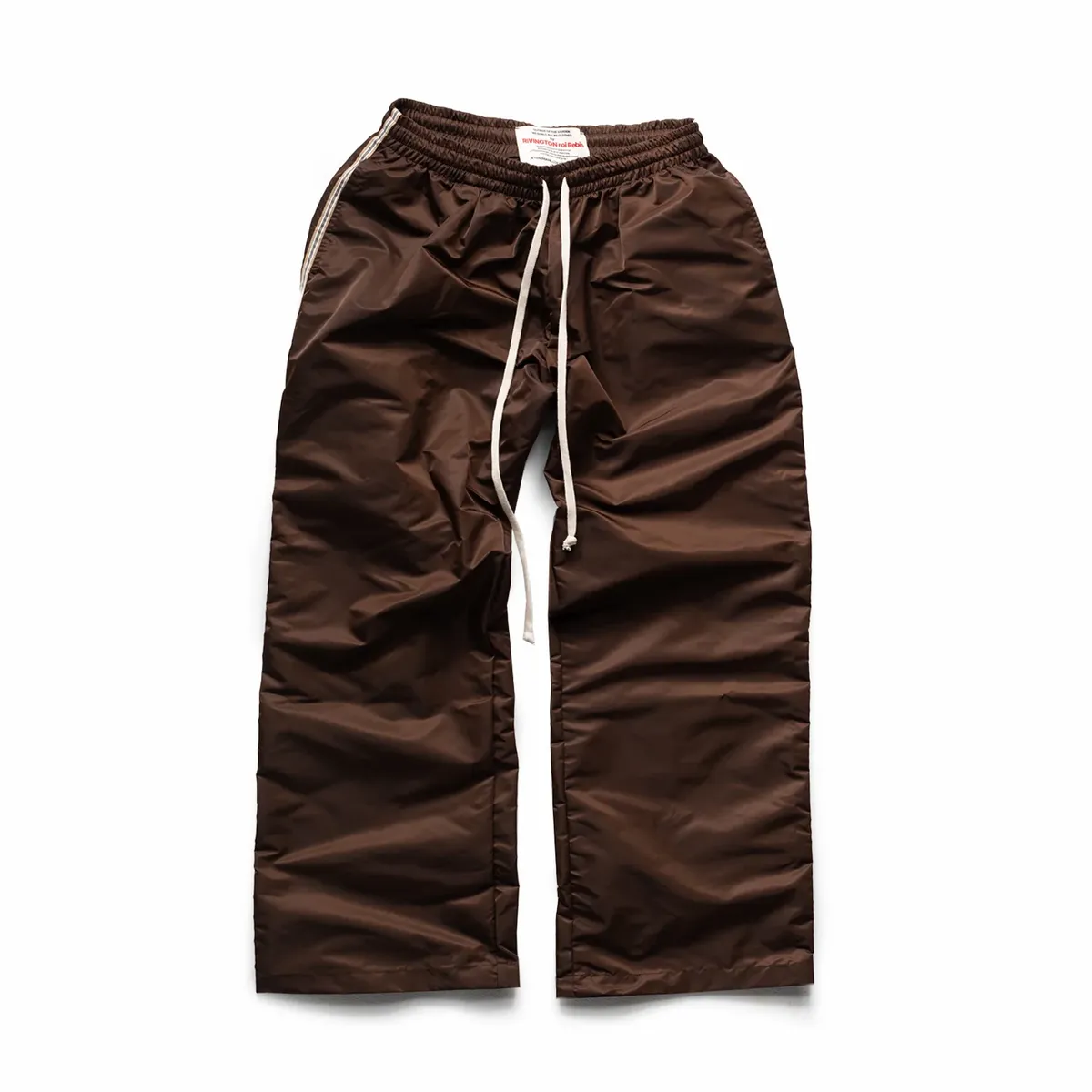 RRR-123 Faster Flight Satin Pants in Brown