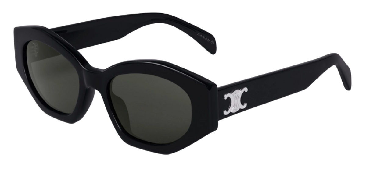 Celine Triomphe 08 Acetate Black Sunglasses