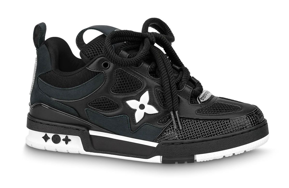 Louis Vuitton LV Black Skate Sneakers
