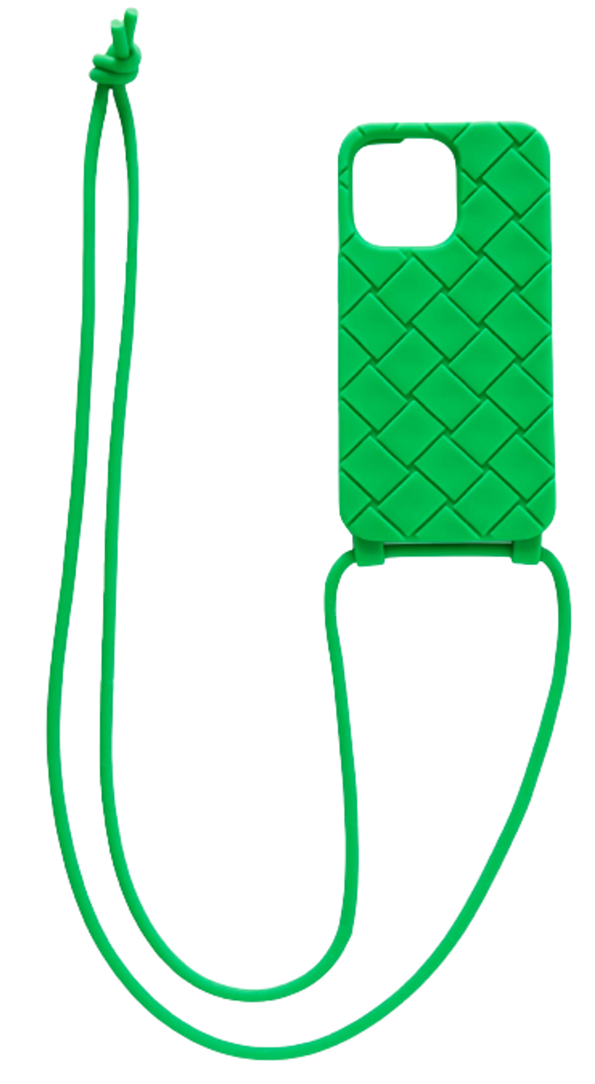 Bottega Veneta Intrecciato Rubber Green Iphone Case