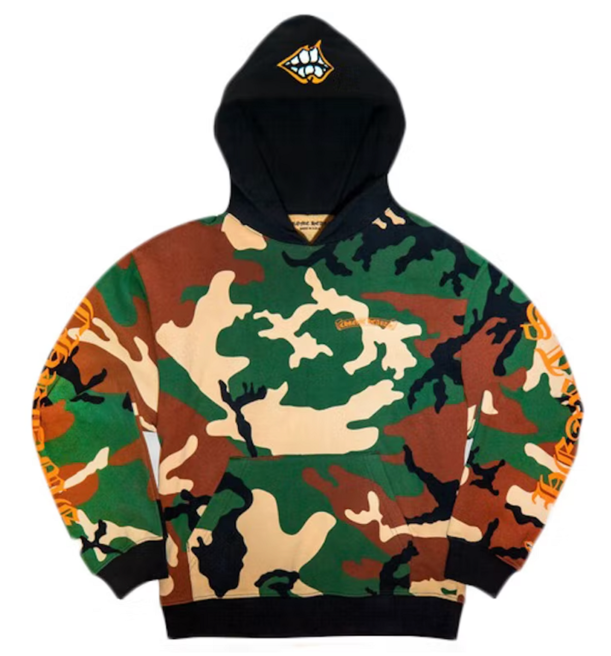 Chrome Hearts × Matty Boy Caution Camo Hoodie