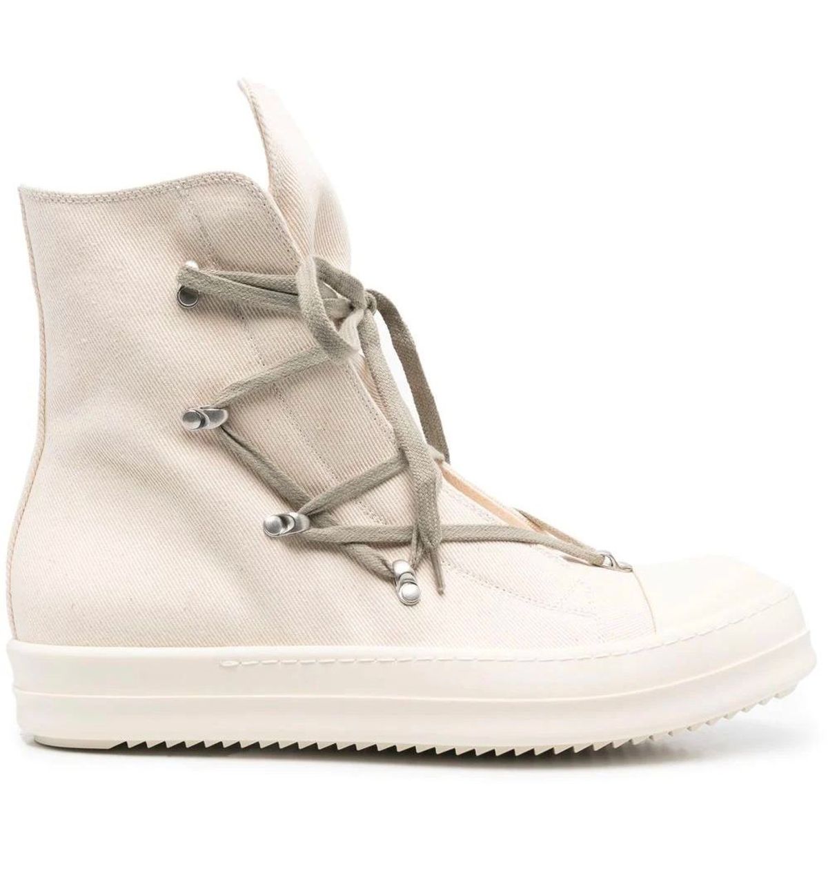 Rick Owens Hexagon High-top White Sneakers