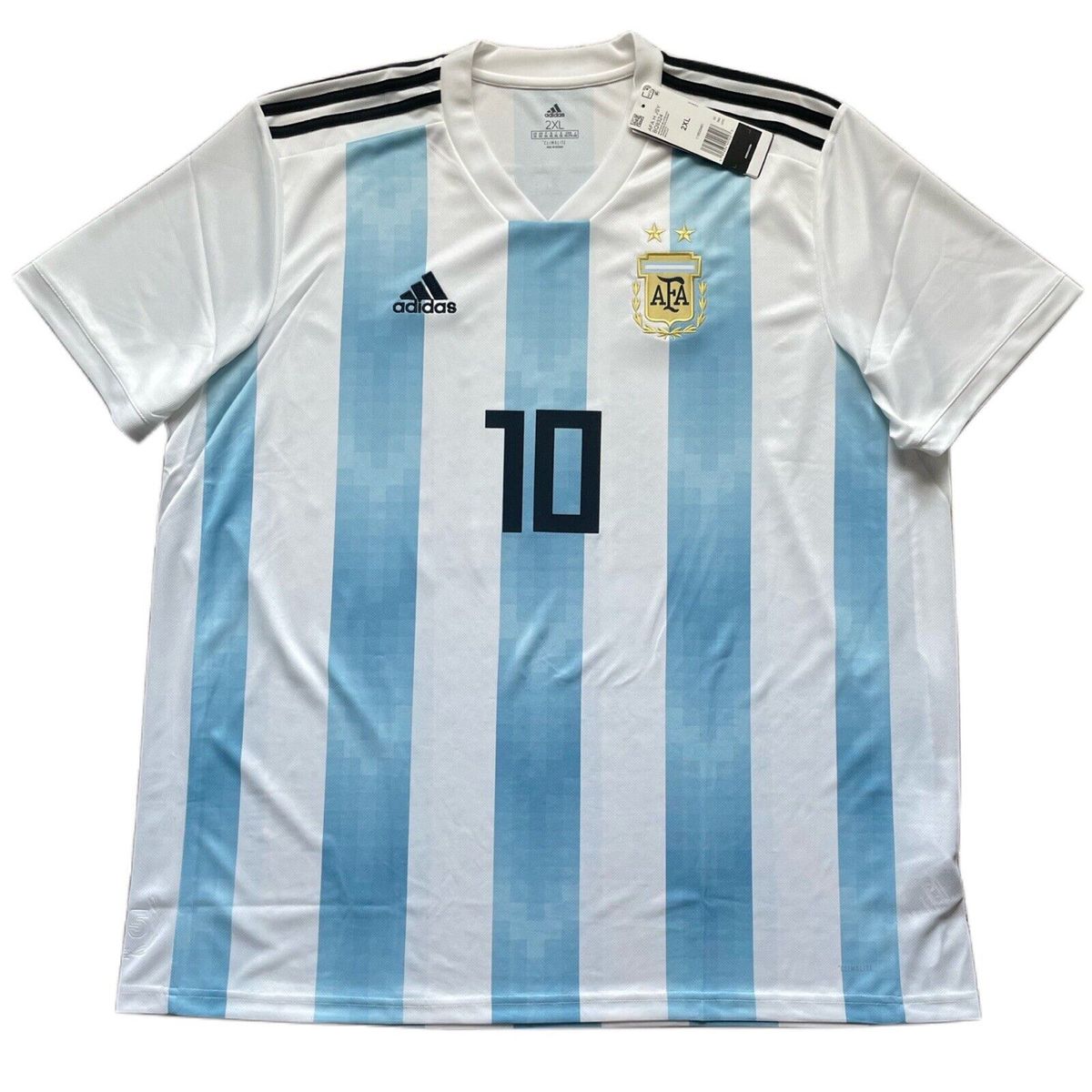 Adidas 2018 Argentina Messi Home Jersey | WHAT’S ON THE STAR?