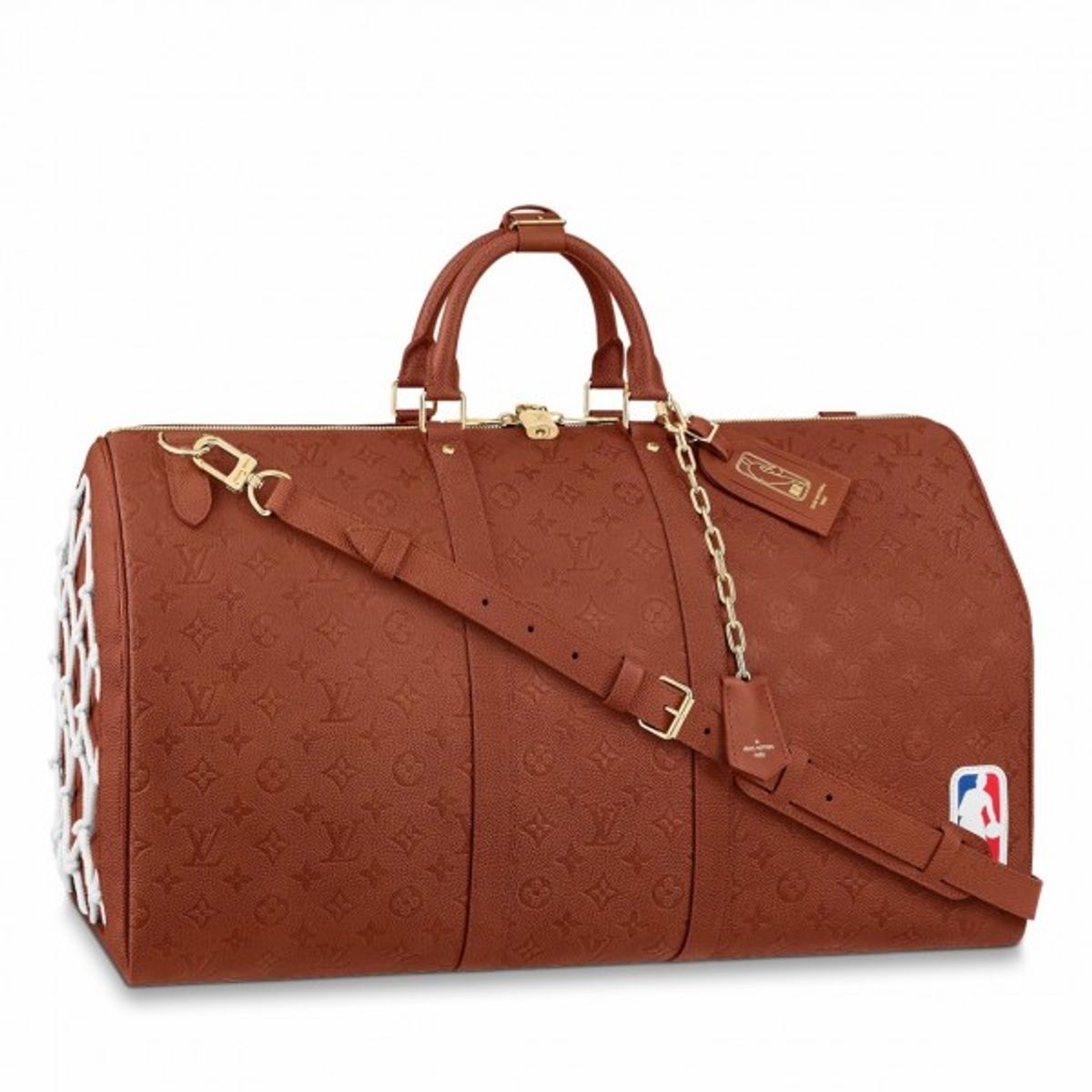 Louis Vuitton × NBA Keepall Bandouliere 55 Brown Bag