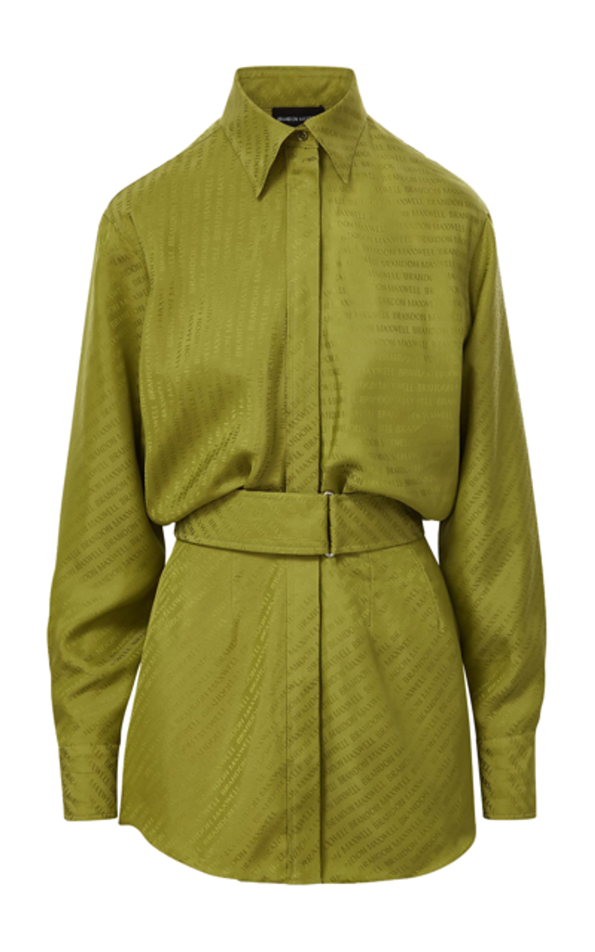 Brandon Maxwell The Vera Green Shirt Dress