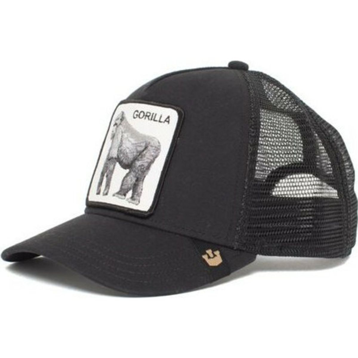 Goorin Bros Gorilla King of the Jungle Black Trucker Hat