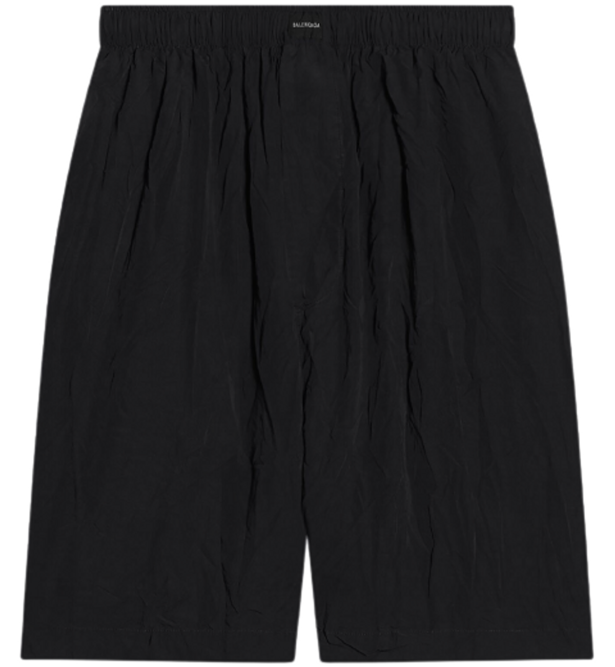 Balenciaga Black Fluid Poplin Licence Jacquard Licence Pyjama Shorts