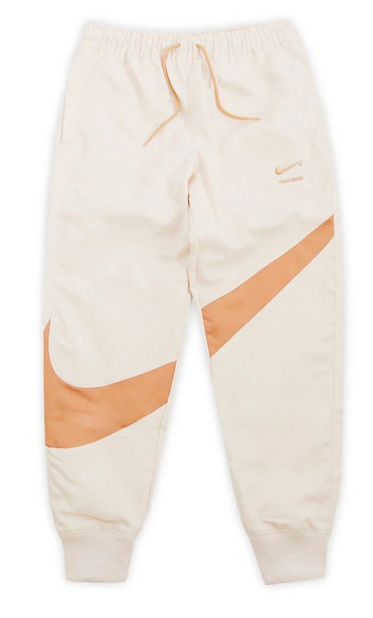 Nike Sportswear Satin Swoosh Pearl White/Light Cognac Pants