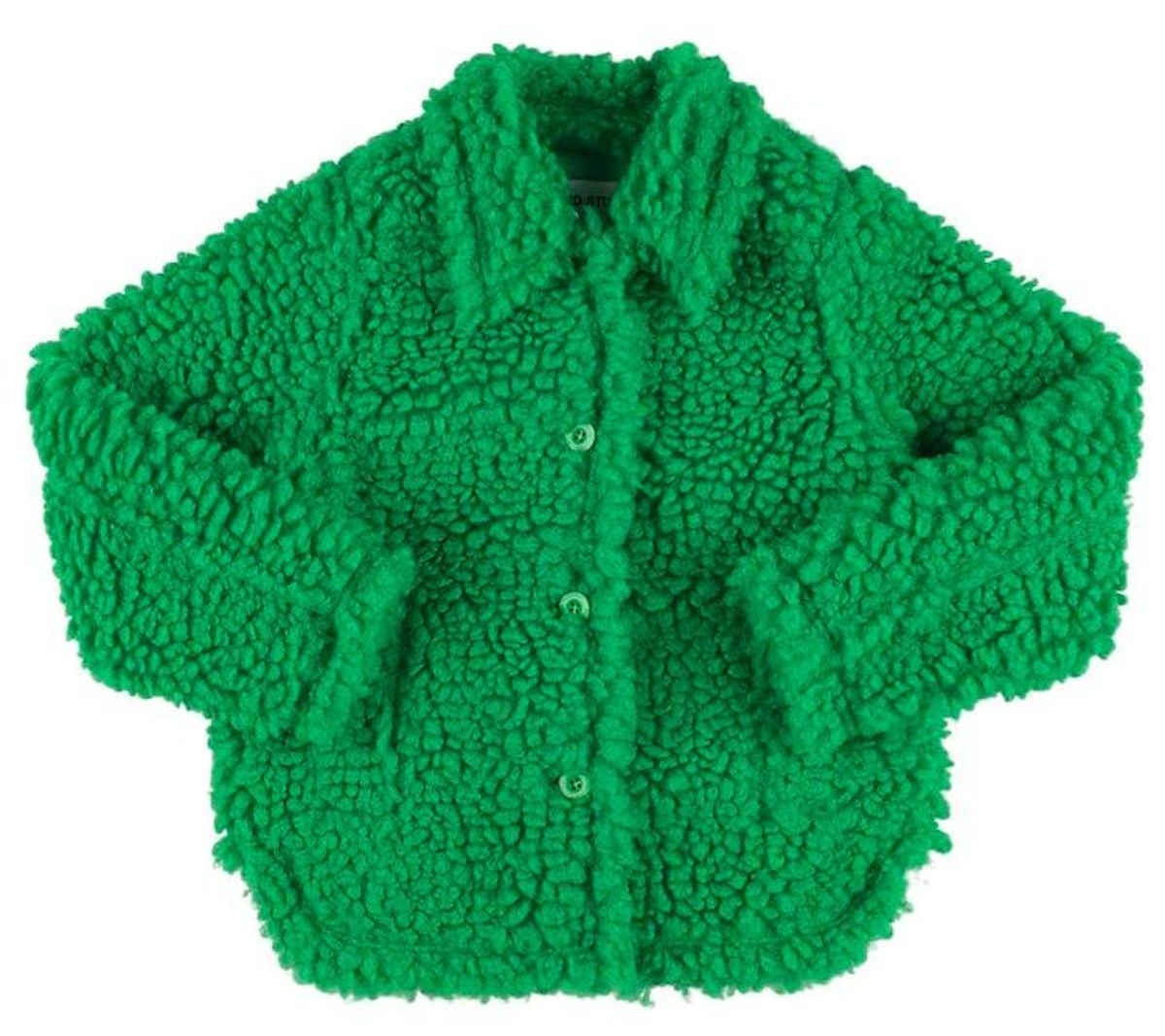 Stand Studio Gwen Green Teddy Coat