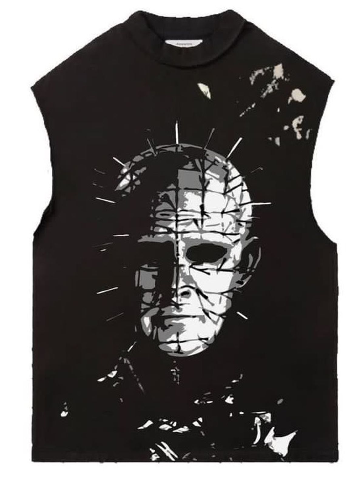 Rwrld clothing × 5ive Studios Print Black Tank Top