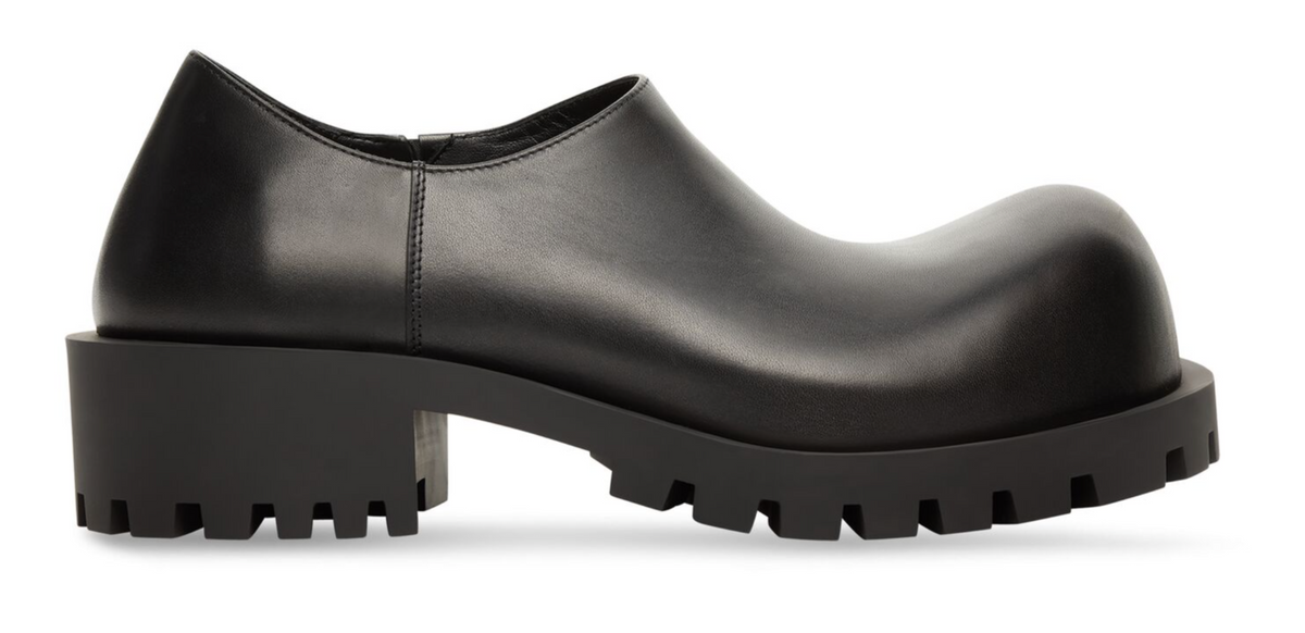 Balenciaga Black Hummer Derby Boots