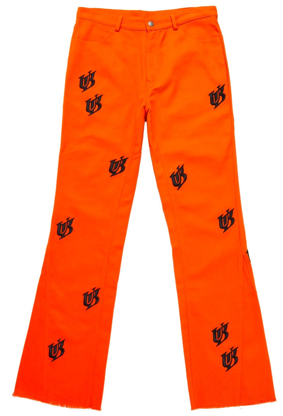 Unseen Being Orange Flared Ub Jeans