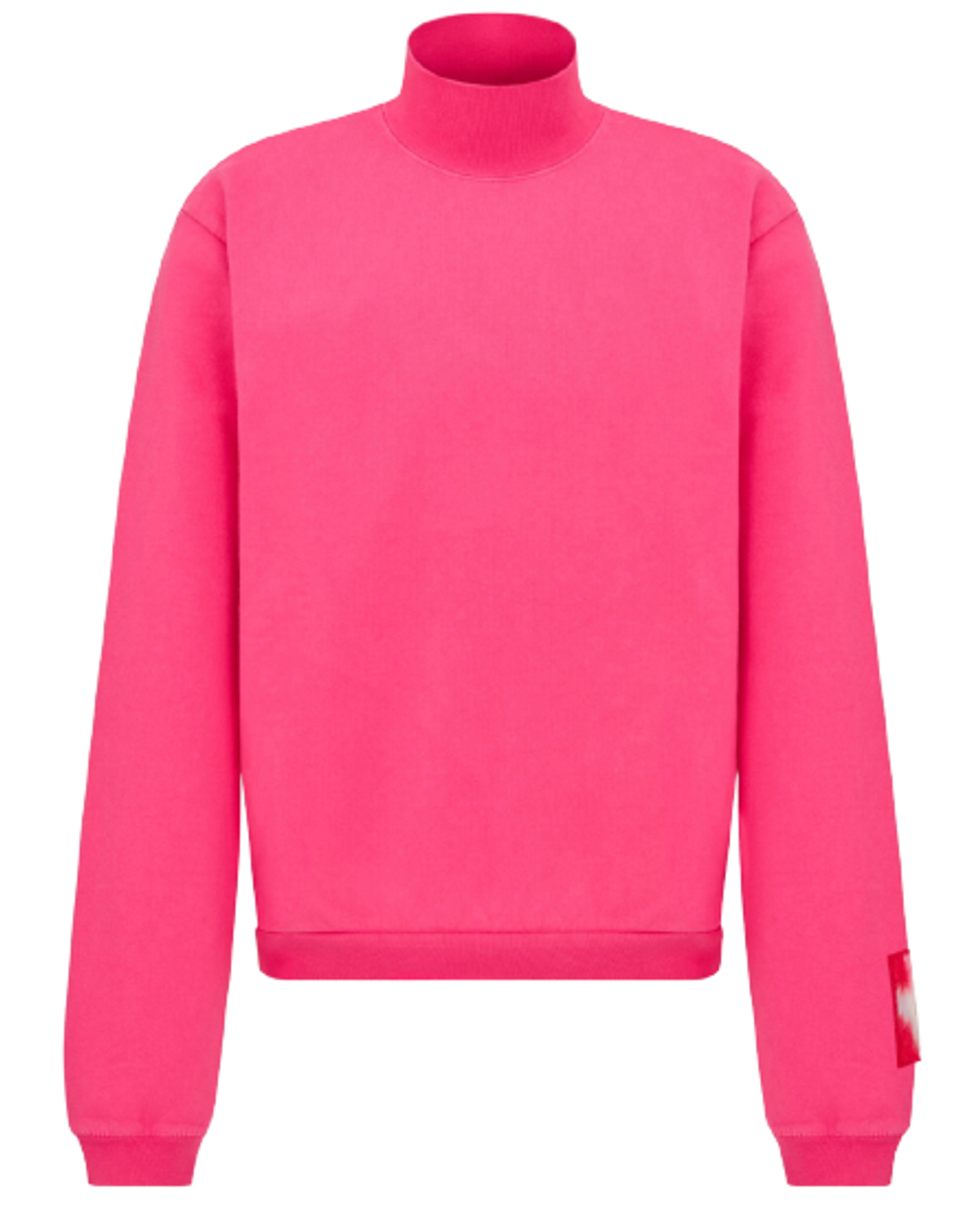 Dior × ERL Relaxed-Fit Pink Cotton Fleece Long-Sleeved T-Shirt