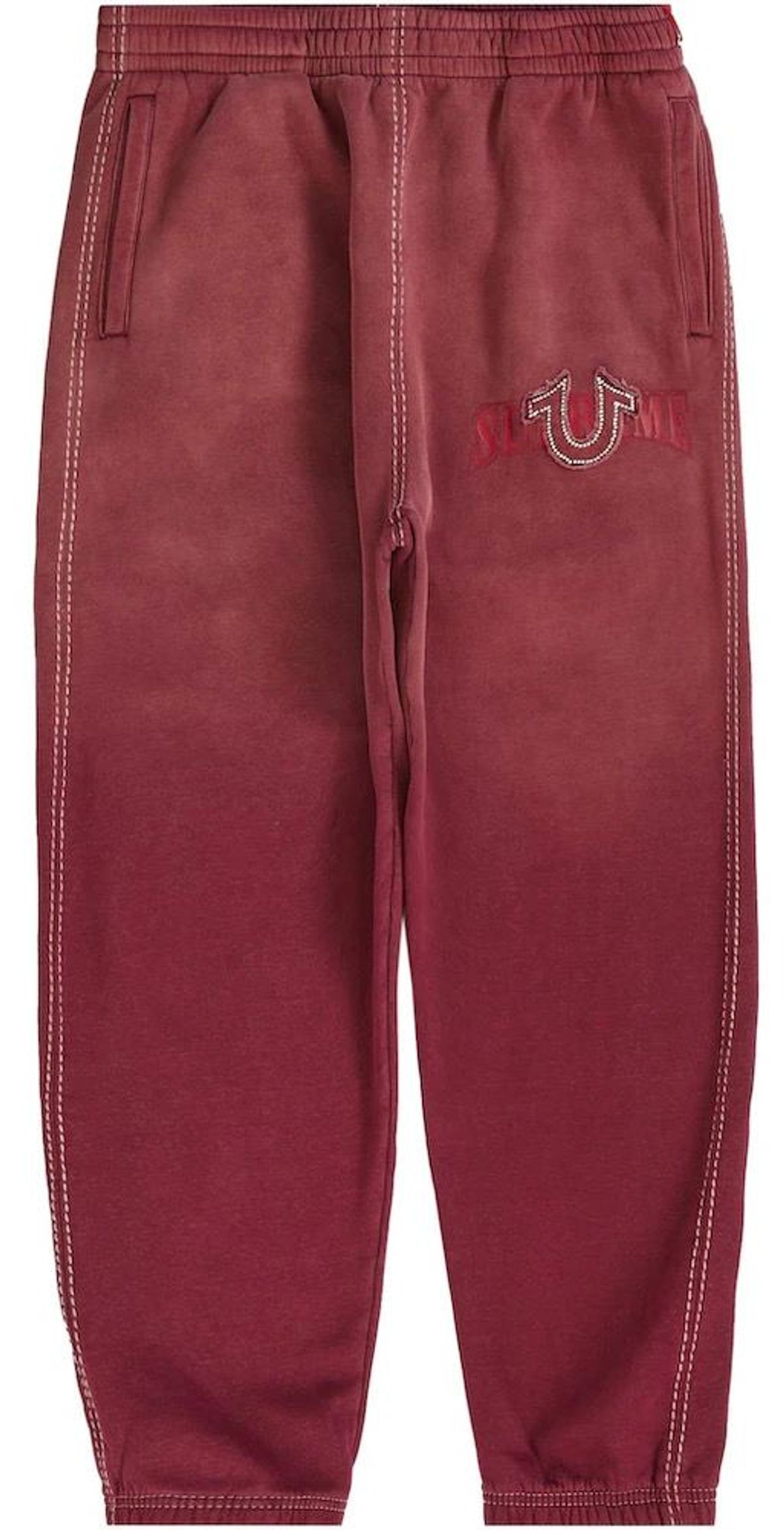 Supreme × True Religion Logo Eggplant Sweatpants