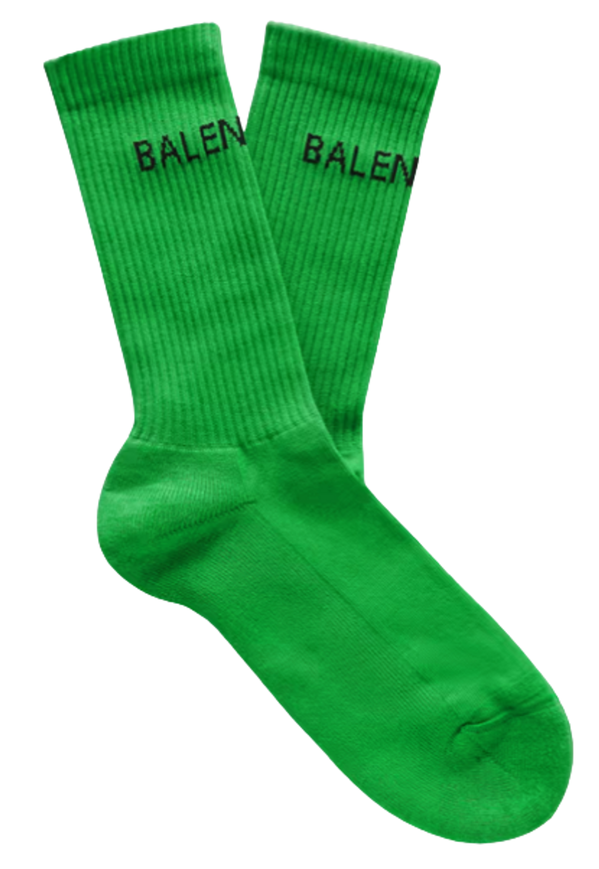 Balenciaga Logo Jacquard Ribbed Cotton Blend Socks