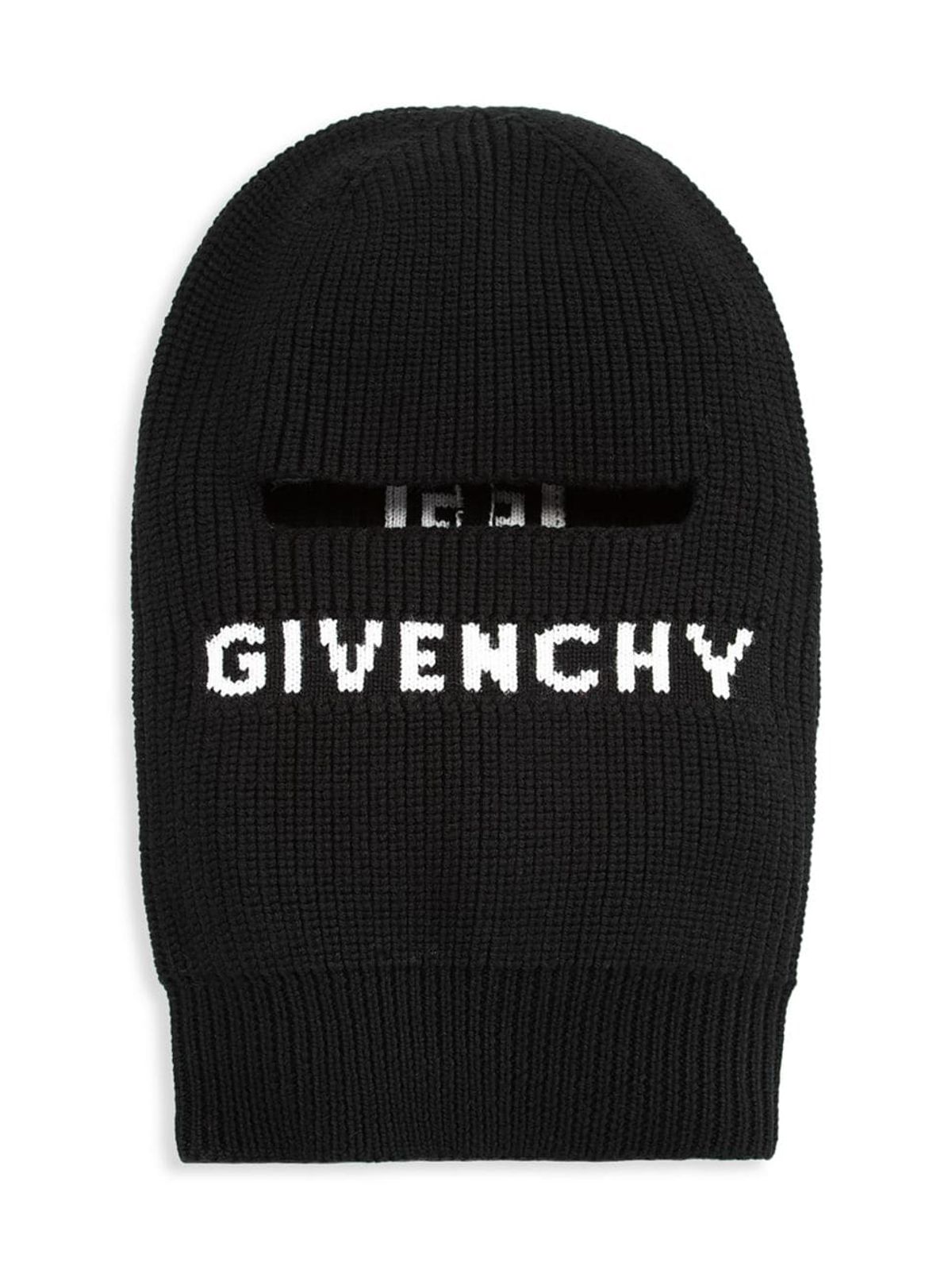 Givenchy Wool Logo Black White Balaclava WHAT’S ON THE STAR?
