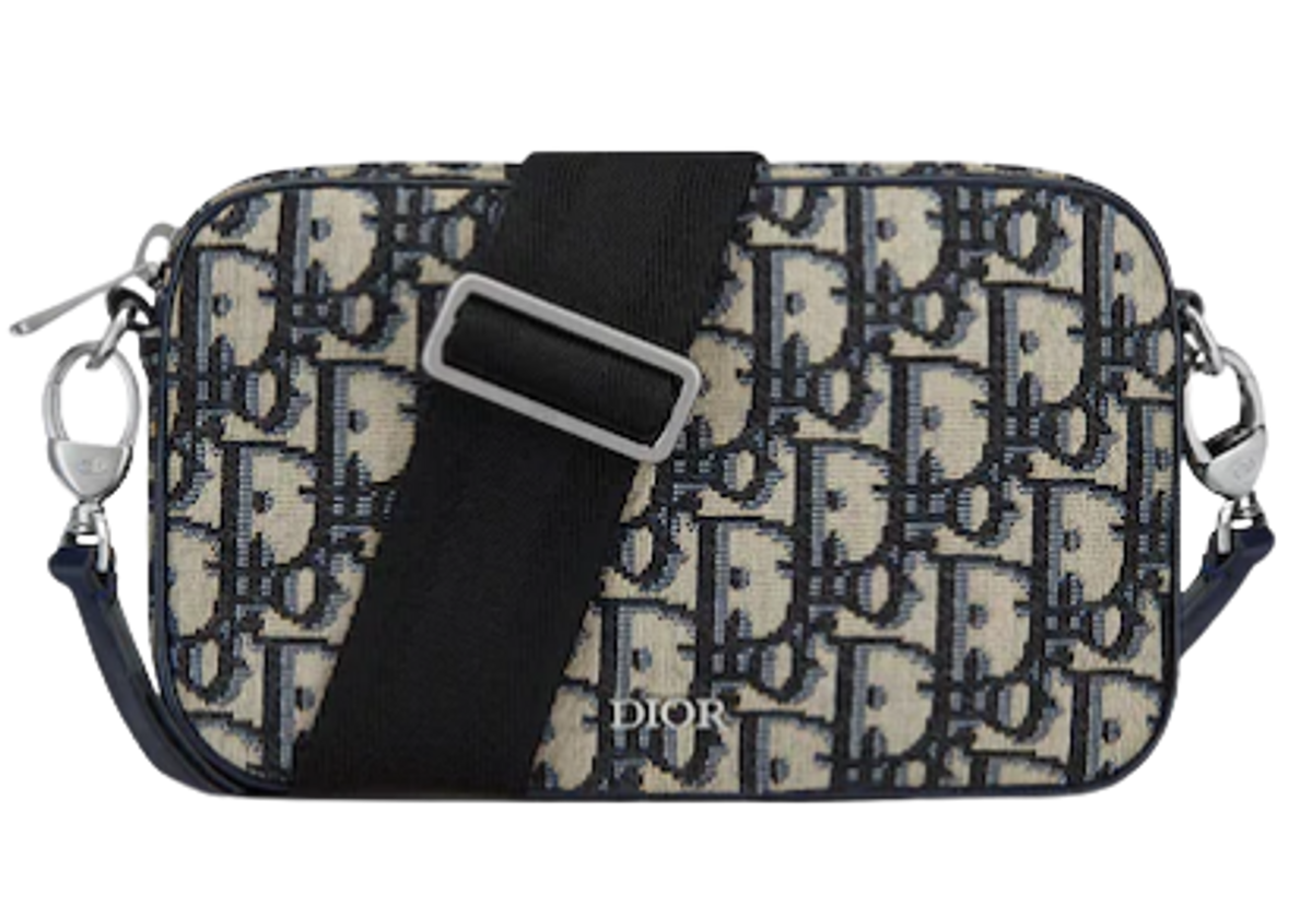 Dior Beige Black Dior Oblique Jacquard Bag