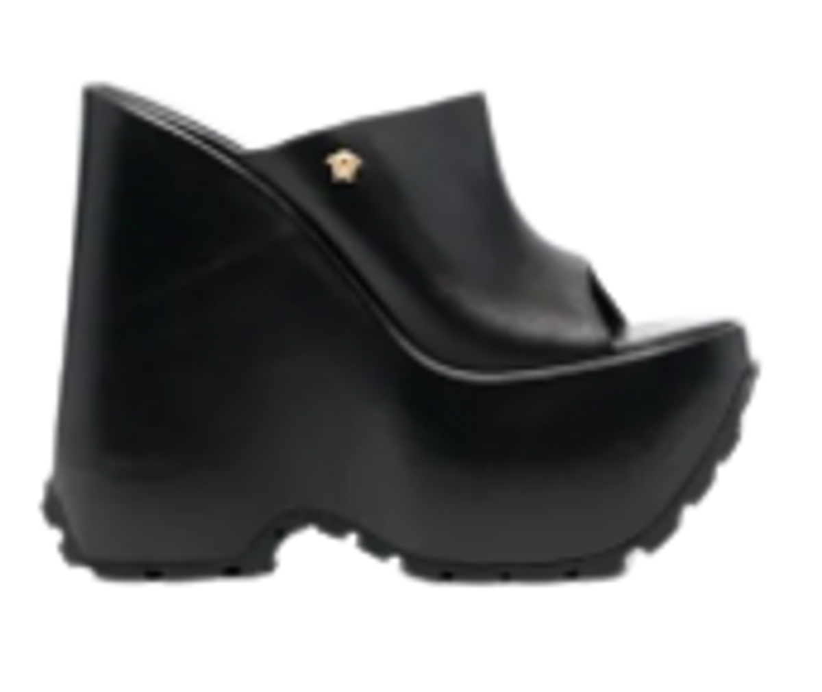 Versace Medusa Head Platform Mules