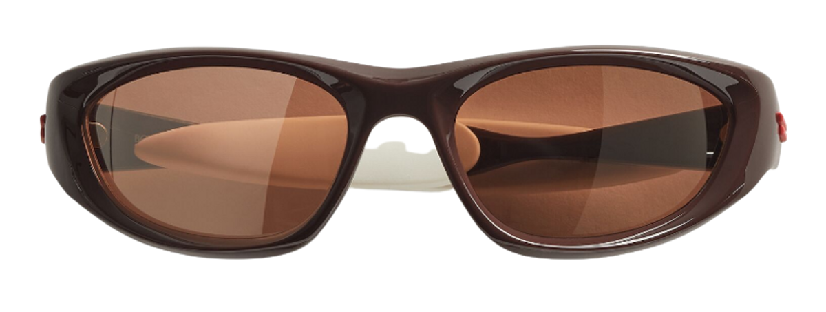 Bottega Veneta Cone Wraparound Sunglasses