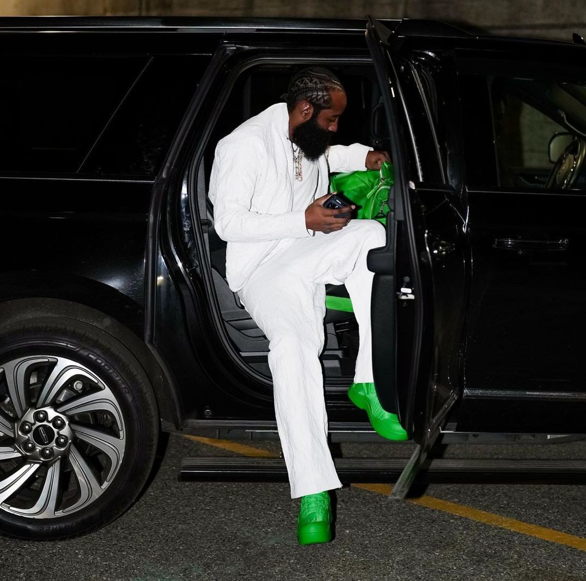 James Harden Outfit from January 10, 2023 WHAT’S ON THE STAR?