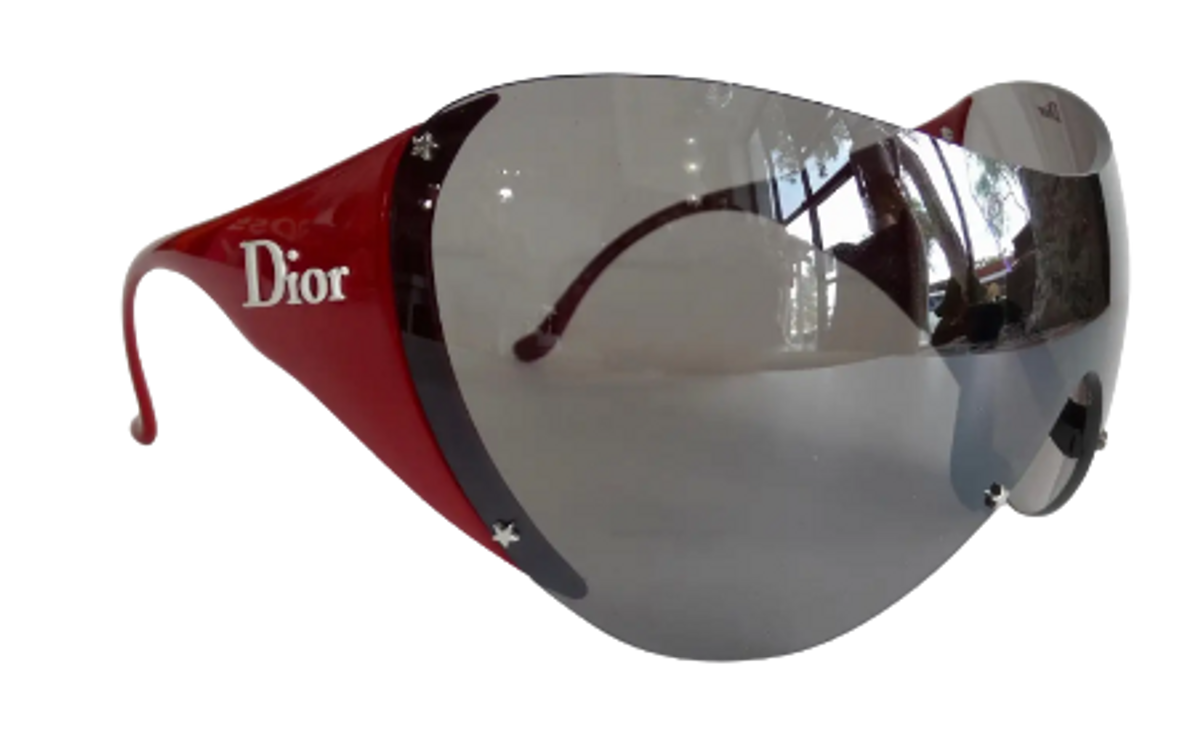 Dior Cherry Red Ski Sport Sunglasses