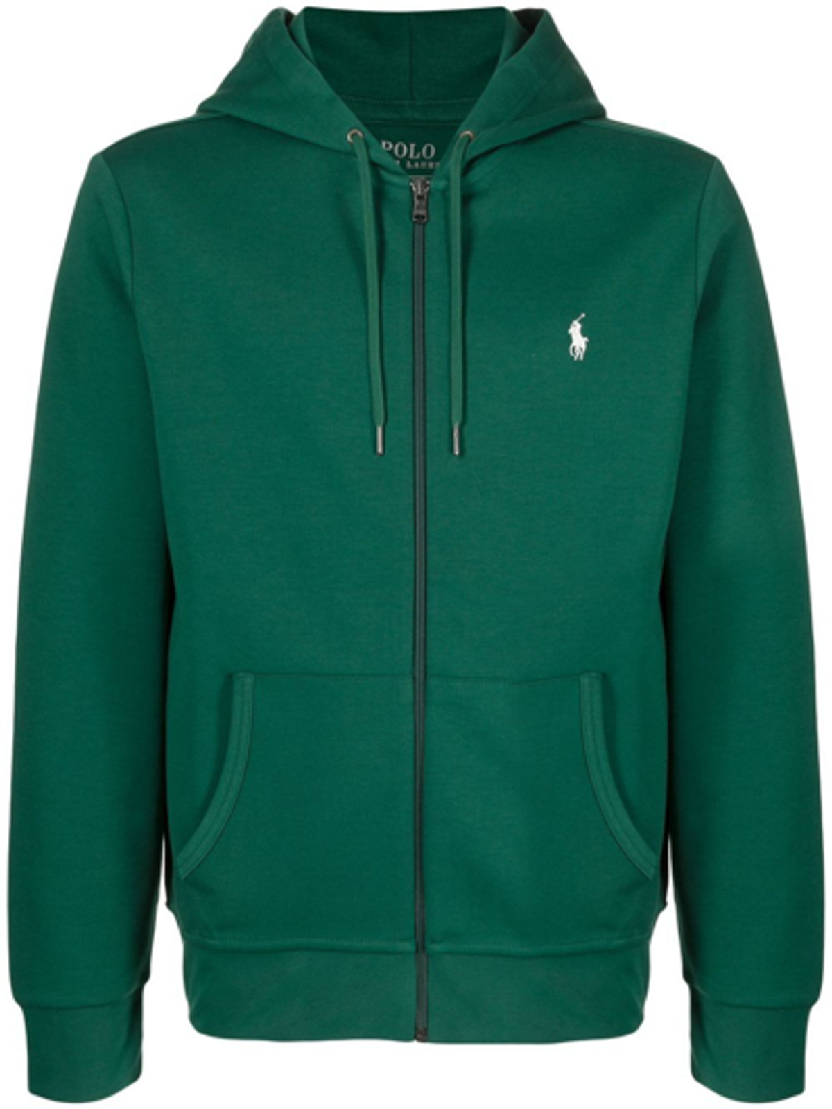 Ralph Lauren Embroidered Logo Green Zip Up Hoodie