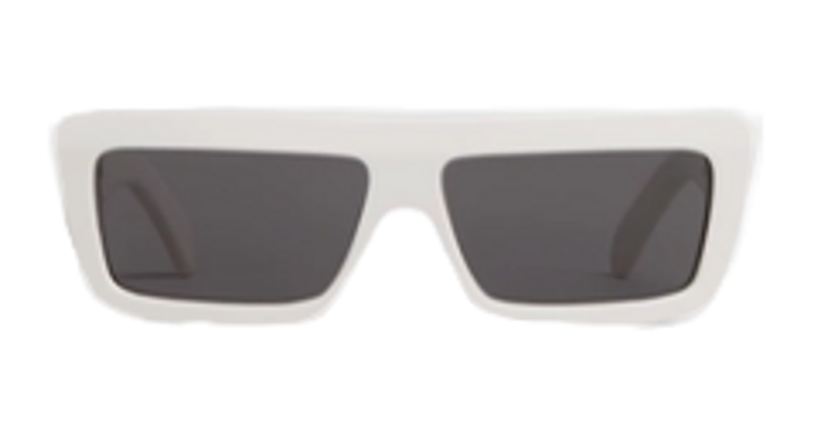 Celine Monochroms White Sunglasses