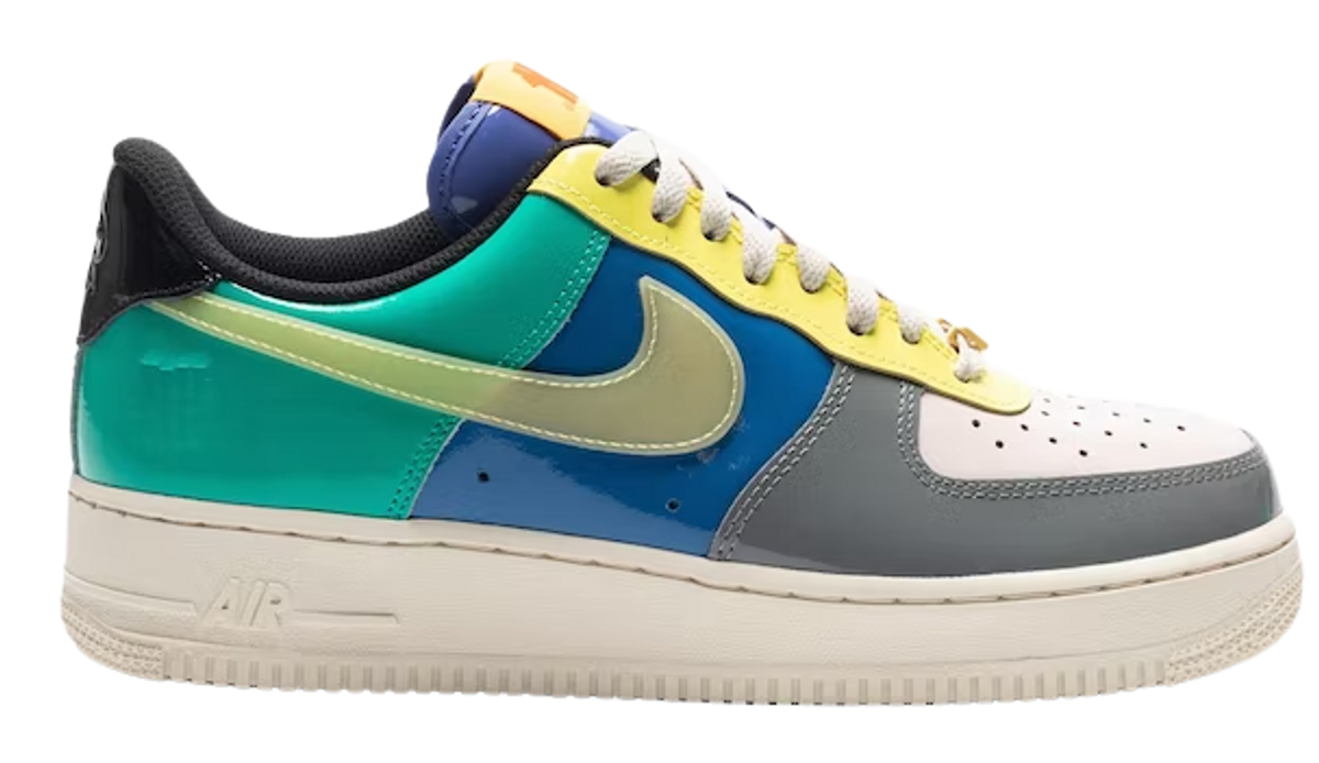 Nike × Undefeated Air Force 1 Low SP Mult Patent Community Sneakers