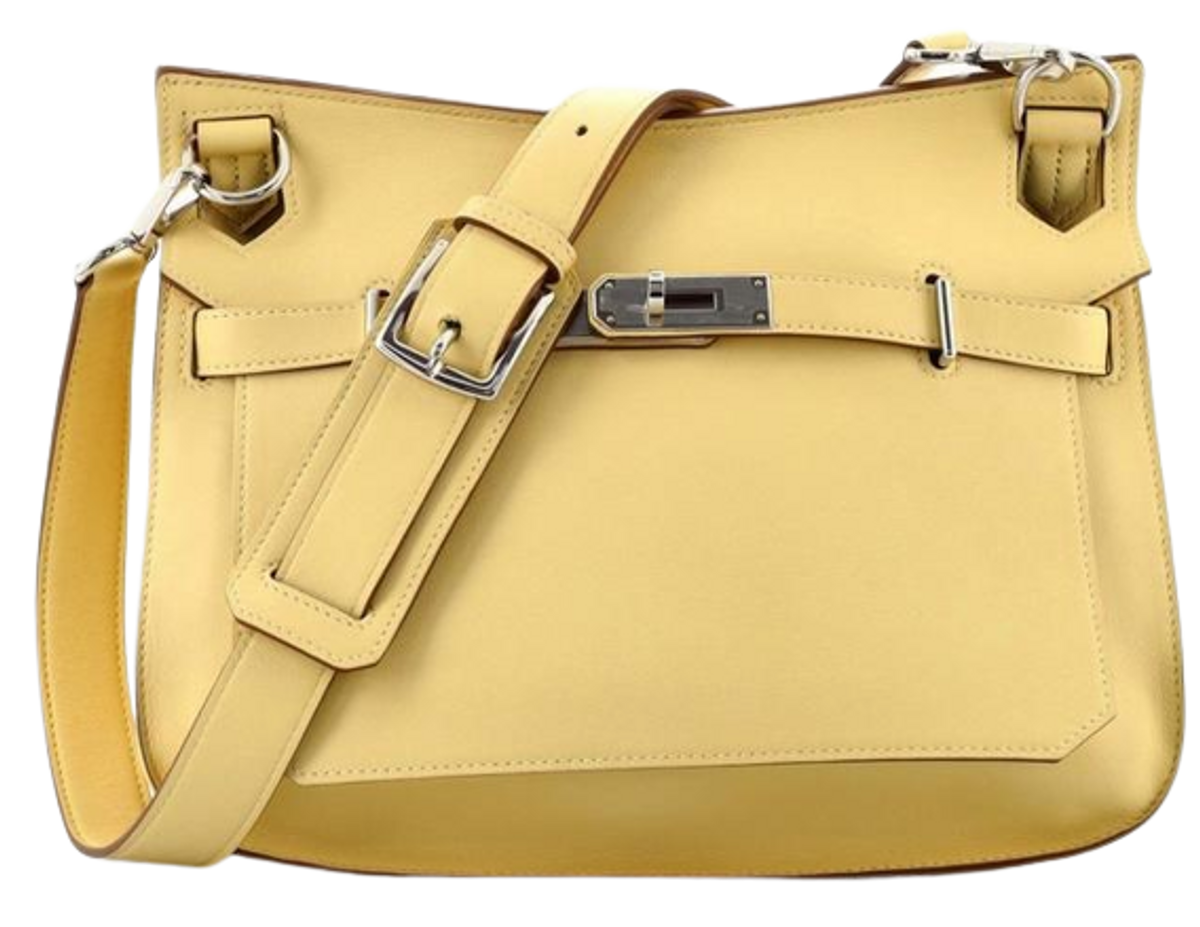 Yellow Hermes Tissus Backpack