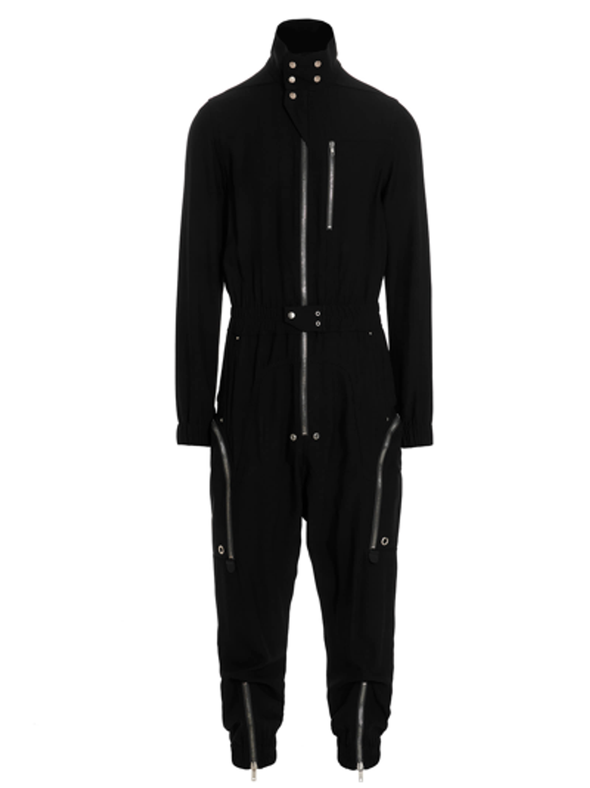 Rick Owens Bauhaus Larry Tapered Organic Cotton Blend Poplin Jumpsuit