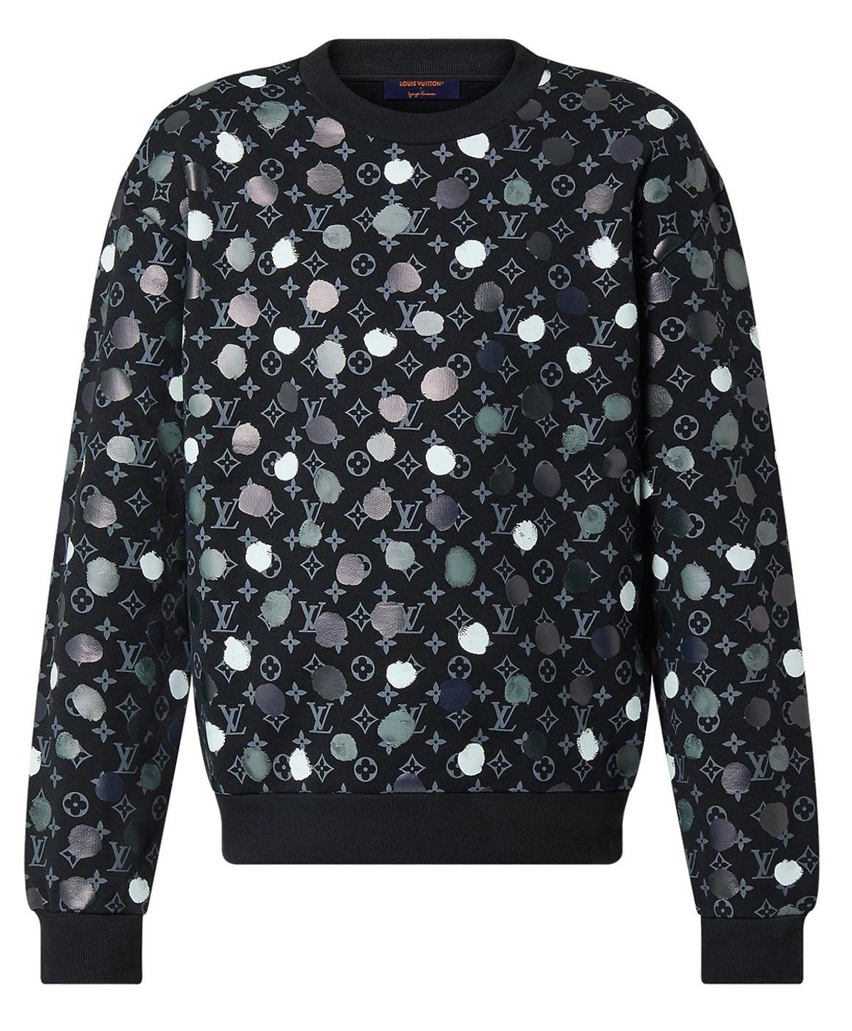 Louis Vuitton × Yayoi Kusama Painted Dots Printed Crewneck Sweatshirt