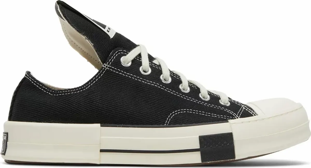 Converse × Rick Owens Black Drkstar Chuck 70 High Top Sneakers