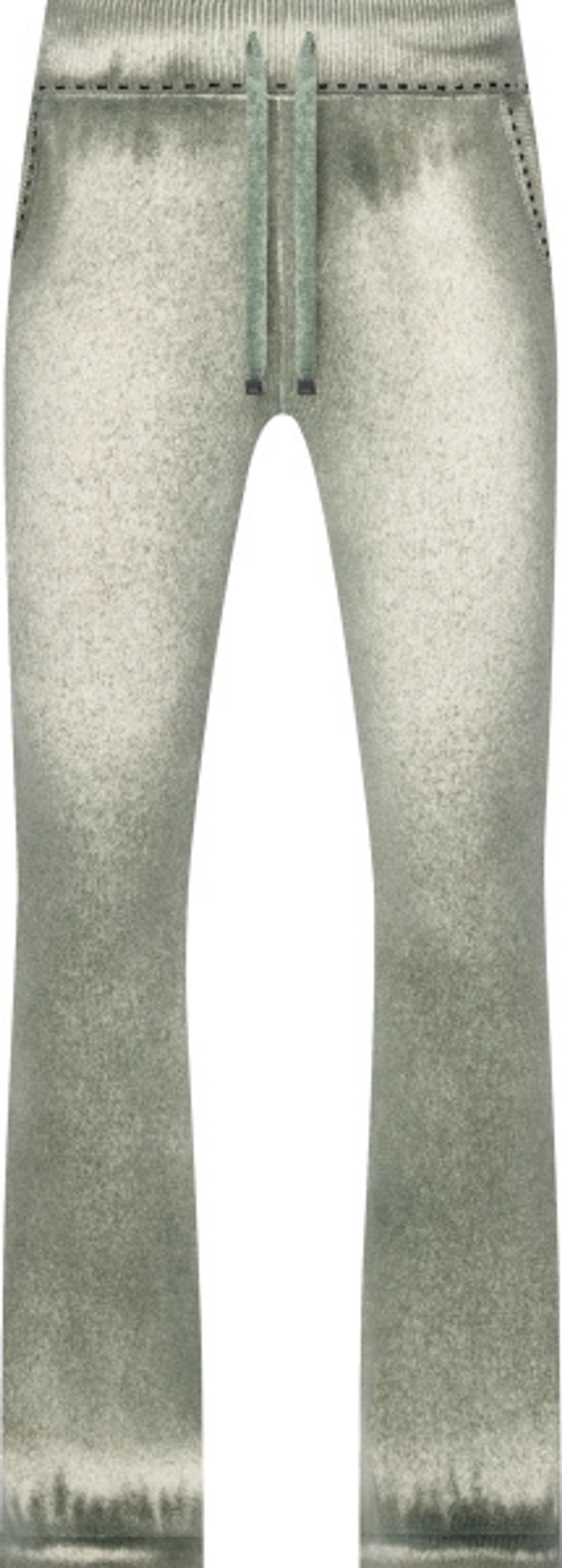 Amiri Khaki Spray Painted Lounge Pants