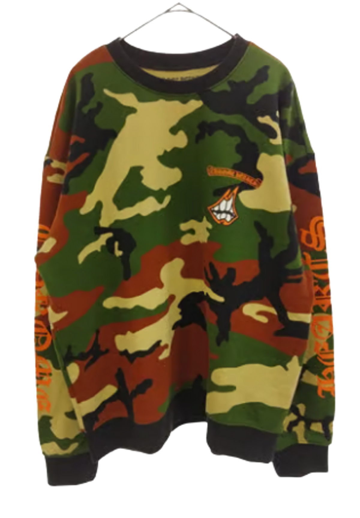 Chrome Hearts × Matty Boy Caution Camo Thermal L/S T-Shirt