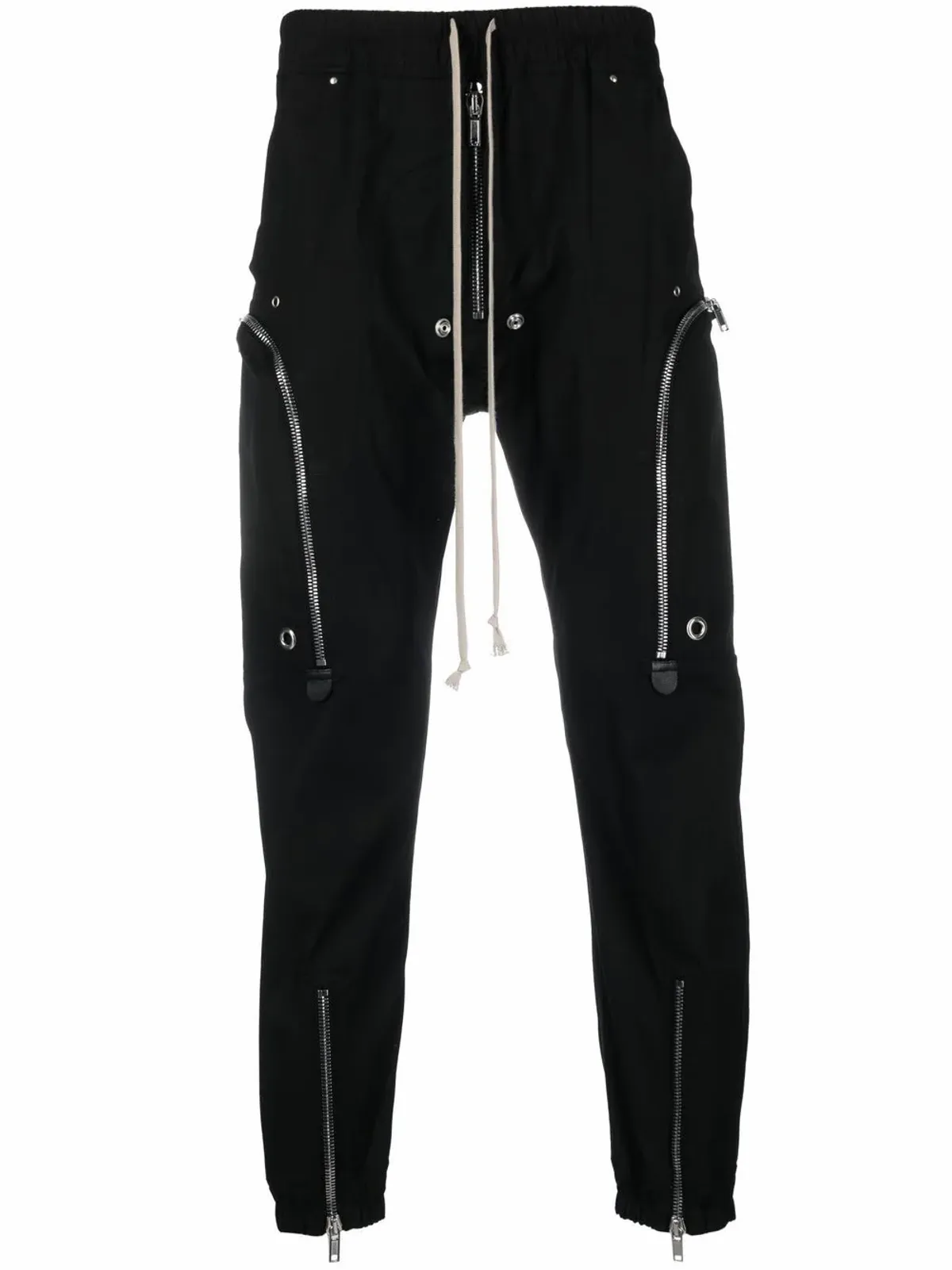 Rick Owens Black Strobe Bauhaus Cargo Pants
