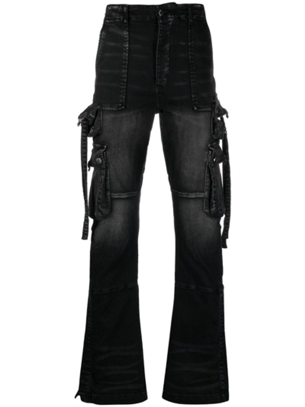 Amiri Straight Black Leg Cargo Jeans