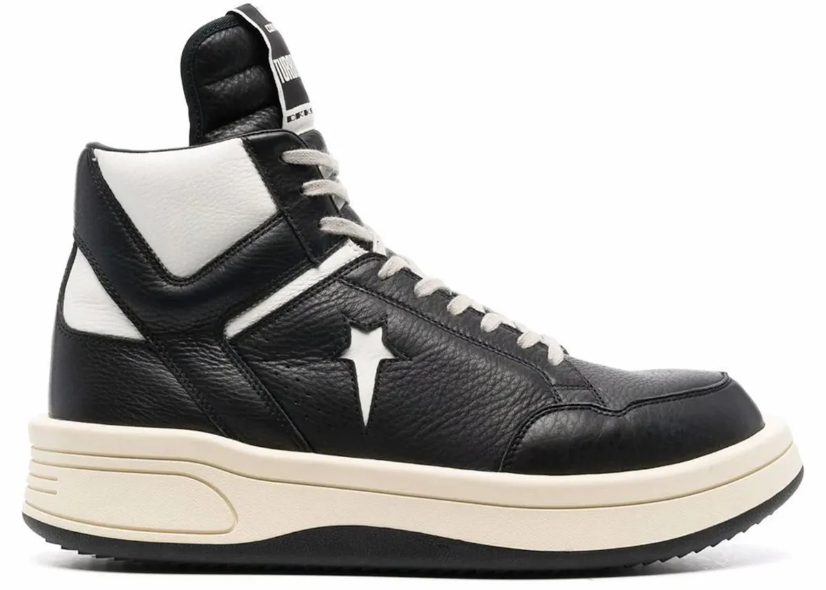 Converse × Rick Owens Drkshdw Turbowpn High-top Sneakers