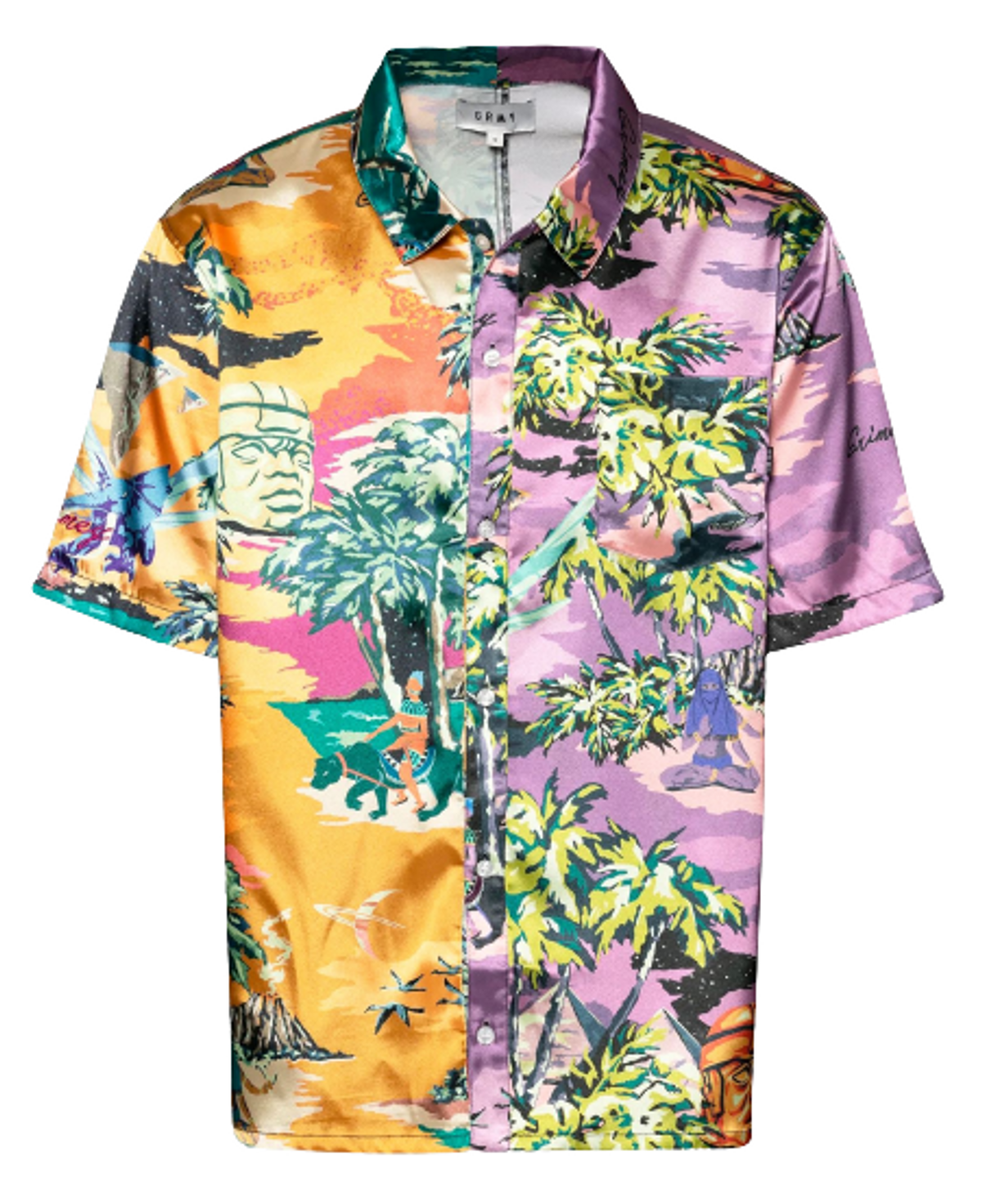 Grimey Ocean Gateways Multicolor Button Up Shirt