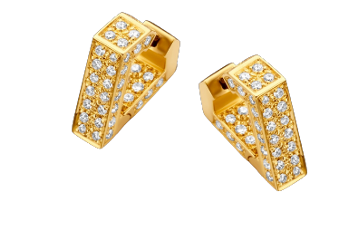 Dries Criel Brute Diamanti Mini Earrings