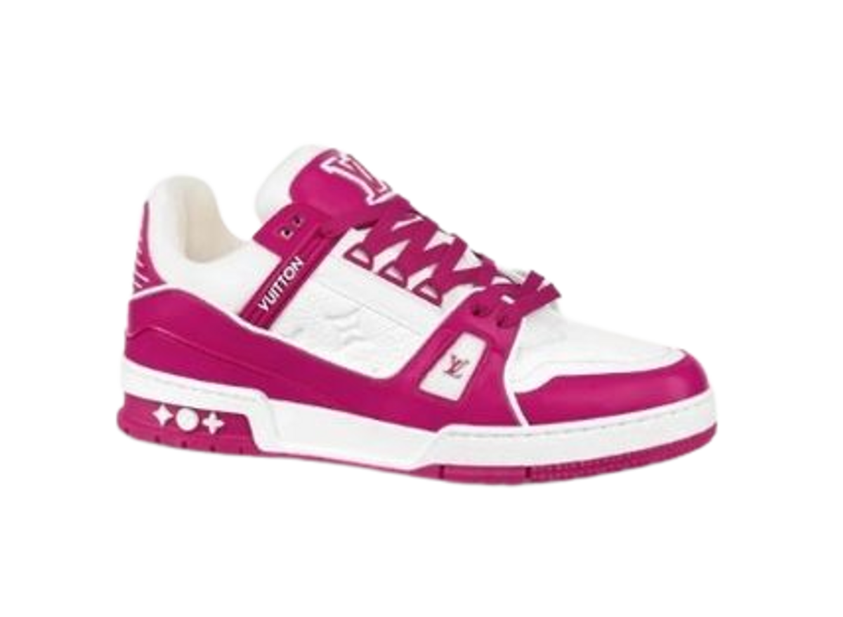 Louis Vuitton White Pink Sneakers