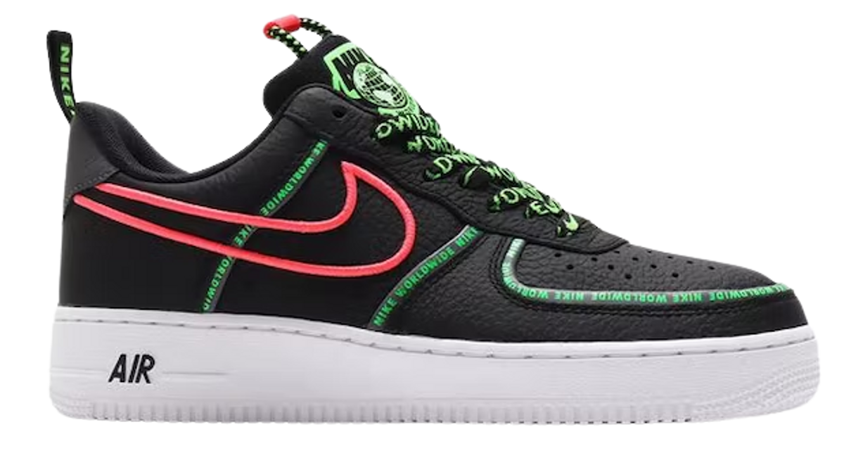 Nike Air Force 1 Low 07 Worldwide Pack Black Sneakers