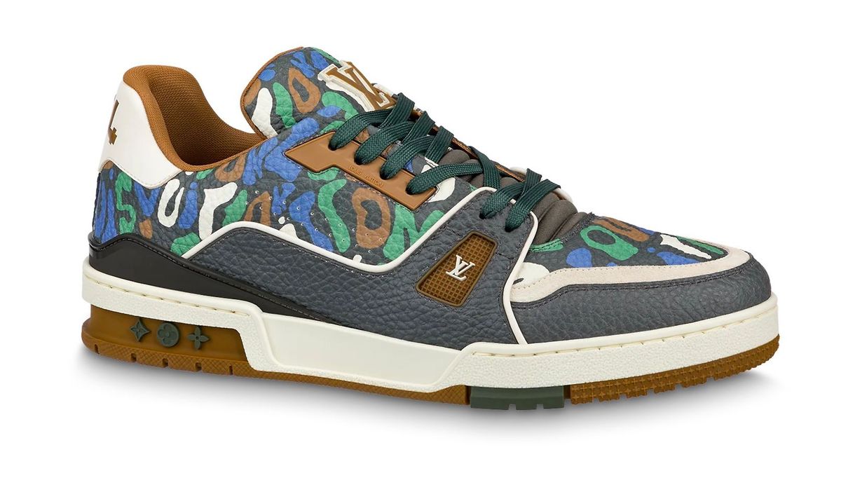 Louis Vuitton LV Khaki Trainer Sneakers