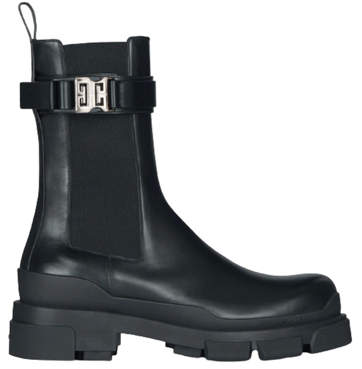 Givenchy Terra Black Leather Chelsea Boots
