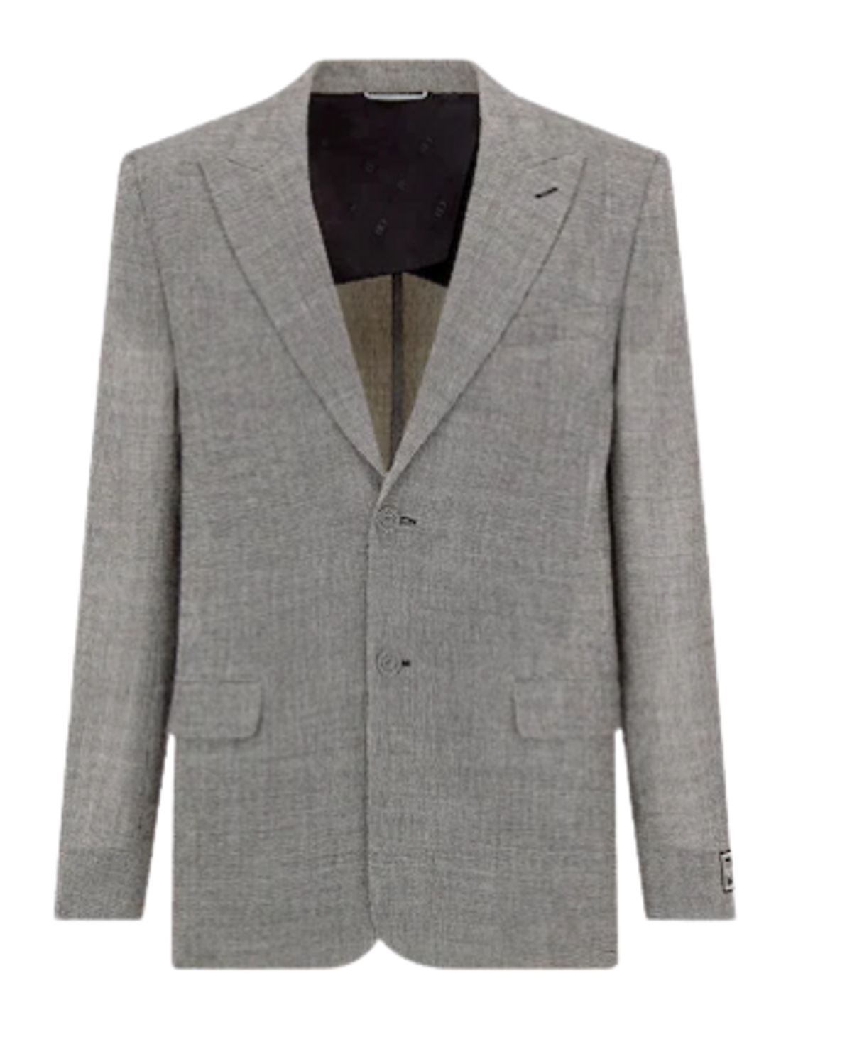 Dior × ERL Black White Lightweight Wool Canvas Houndstooth Motif Jacket
