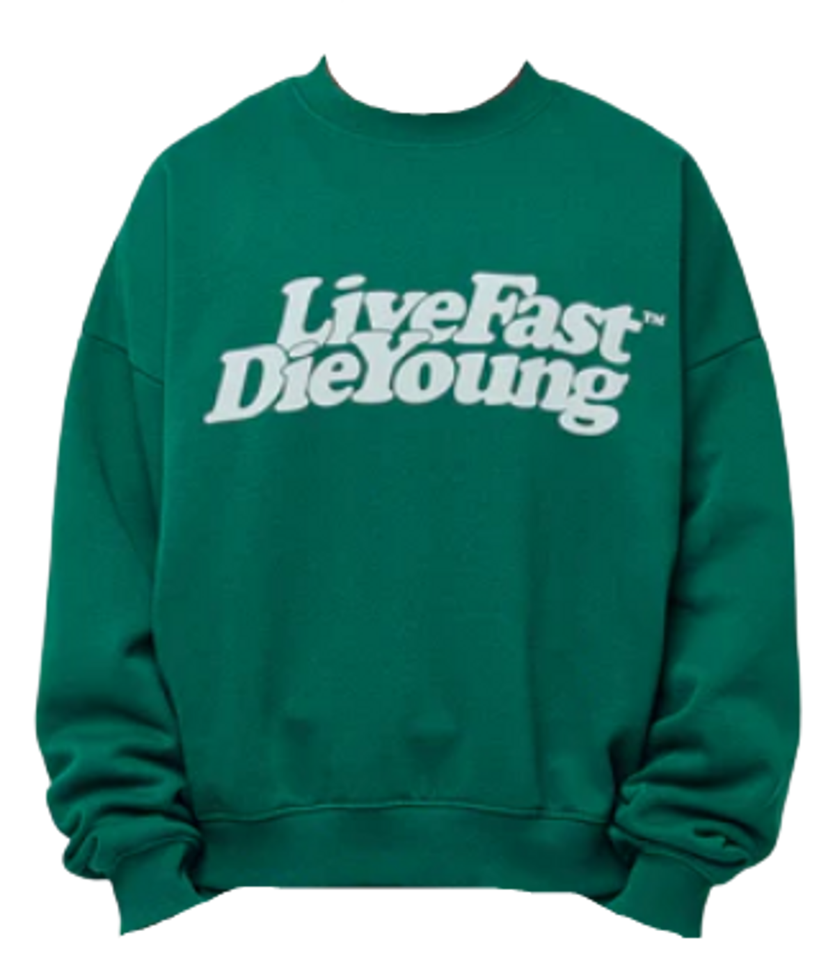 Live Fast Die Young Green Logo Sweater WHAT’S ON THE STAR?