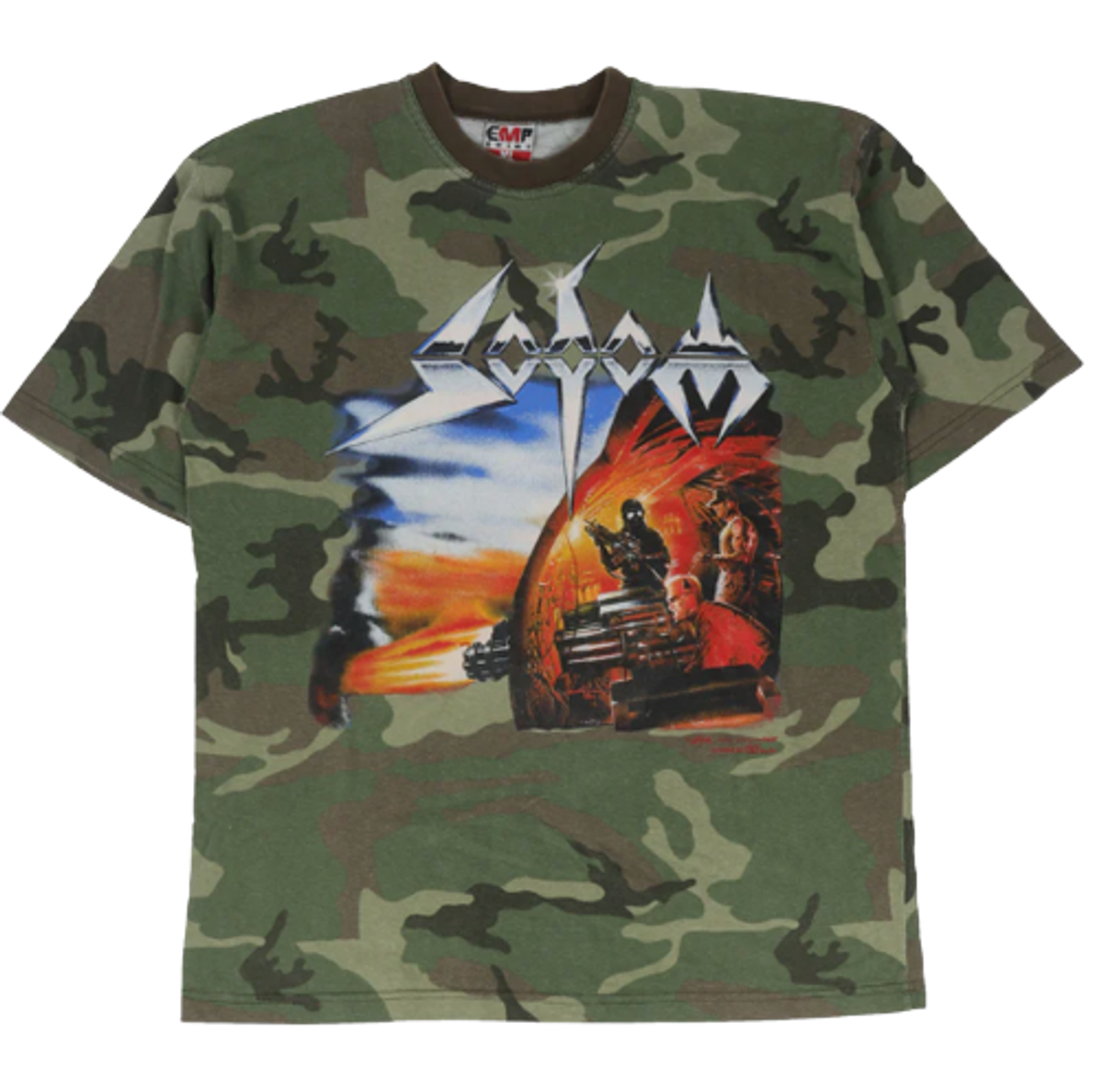Vintage Sodom Agent Orange Camouflage T-Shirt
