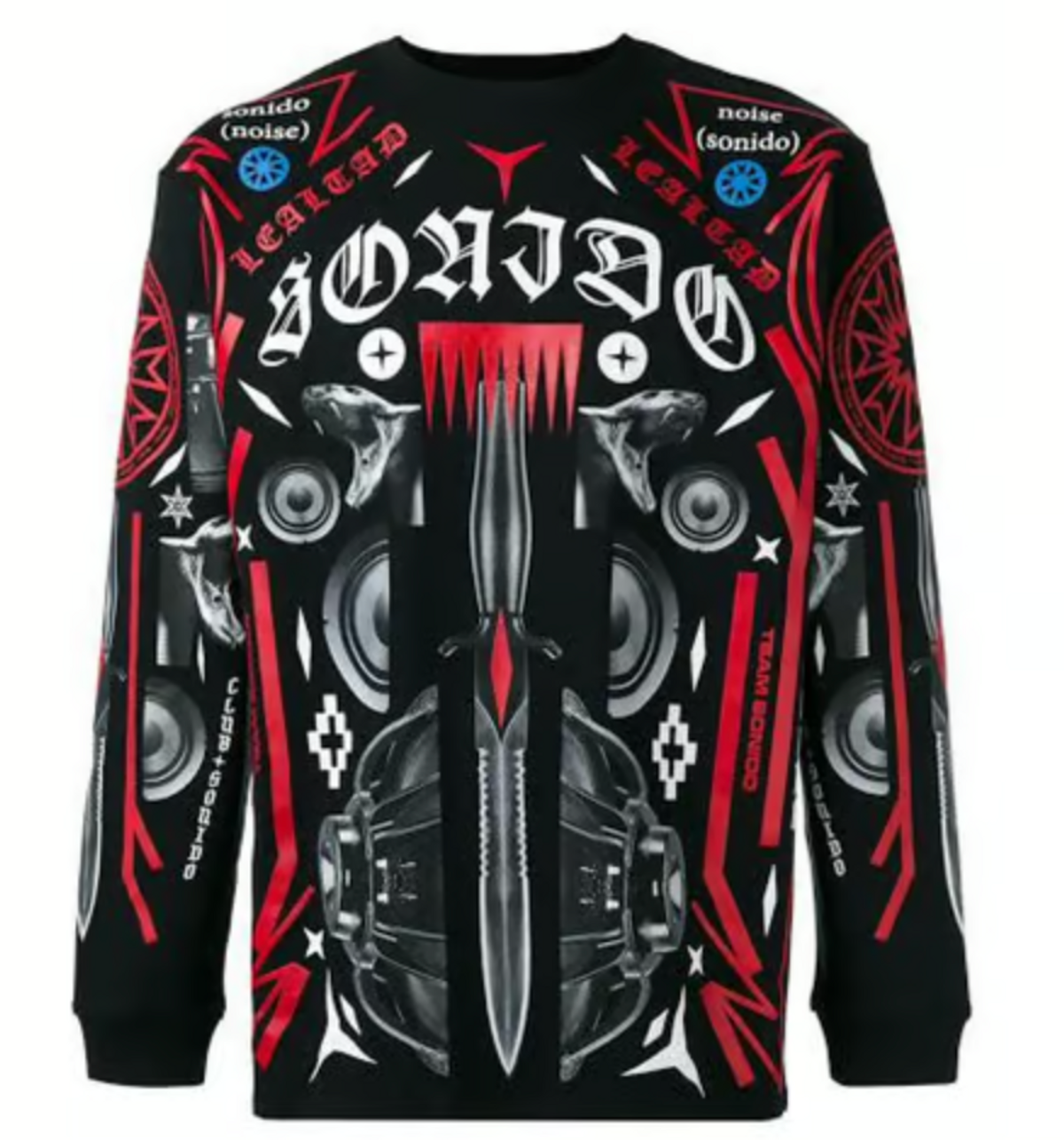 Marcelo Burlon Print Black Long Sleeve